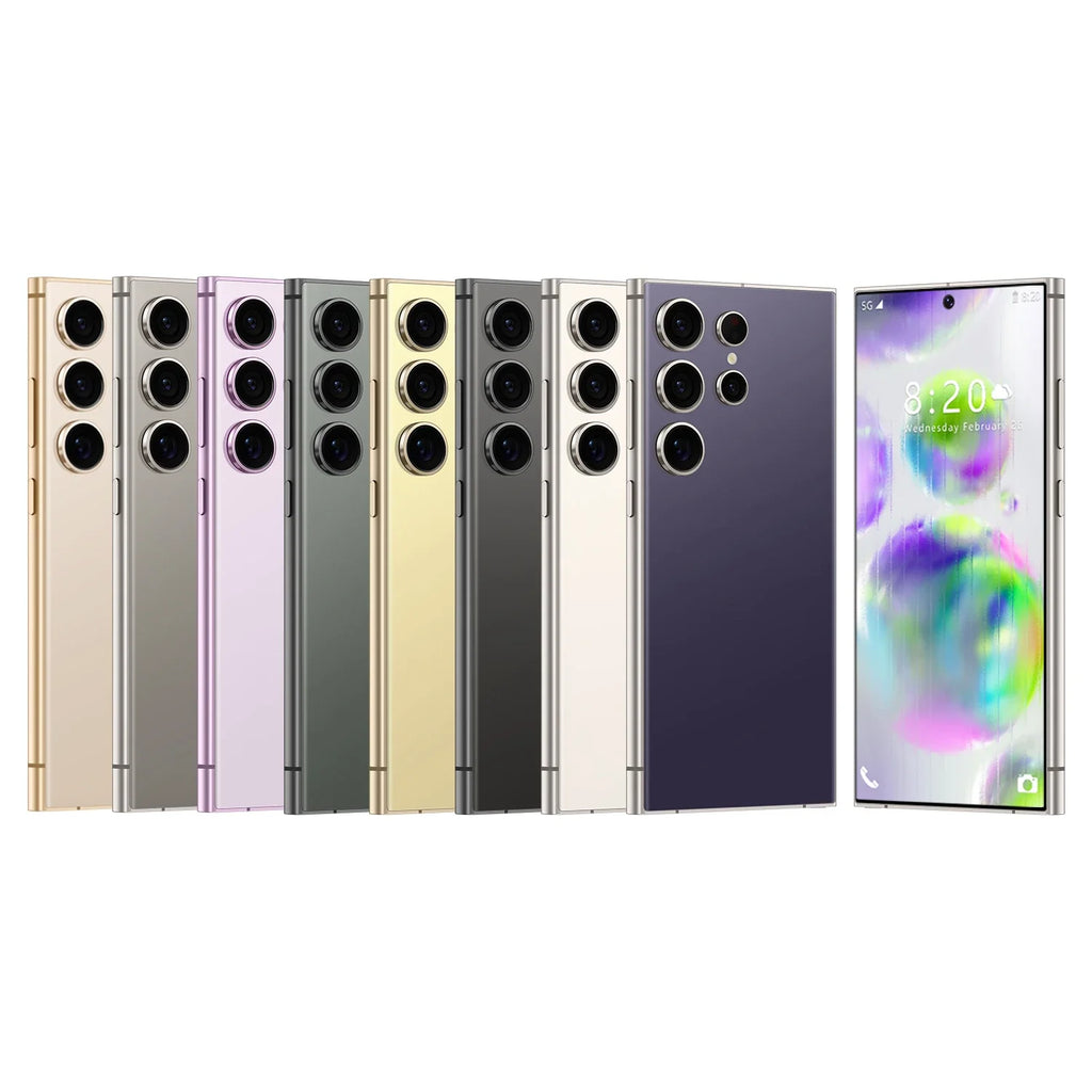 S24 Ultra 8000mAh 65W Fast Charge Snapdragon Gen 3 for Gaming 4K Screen Resolution Qualcomm Smart Processor Face Recognition