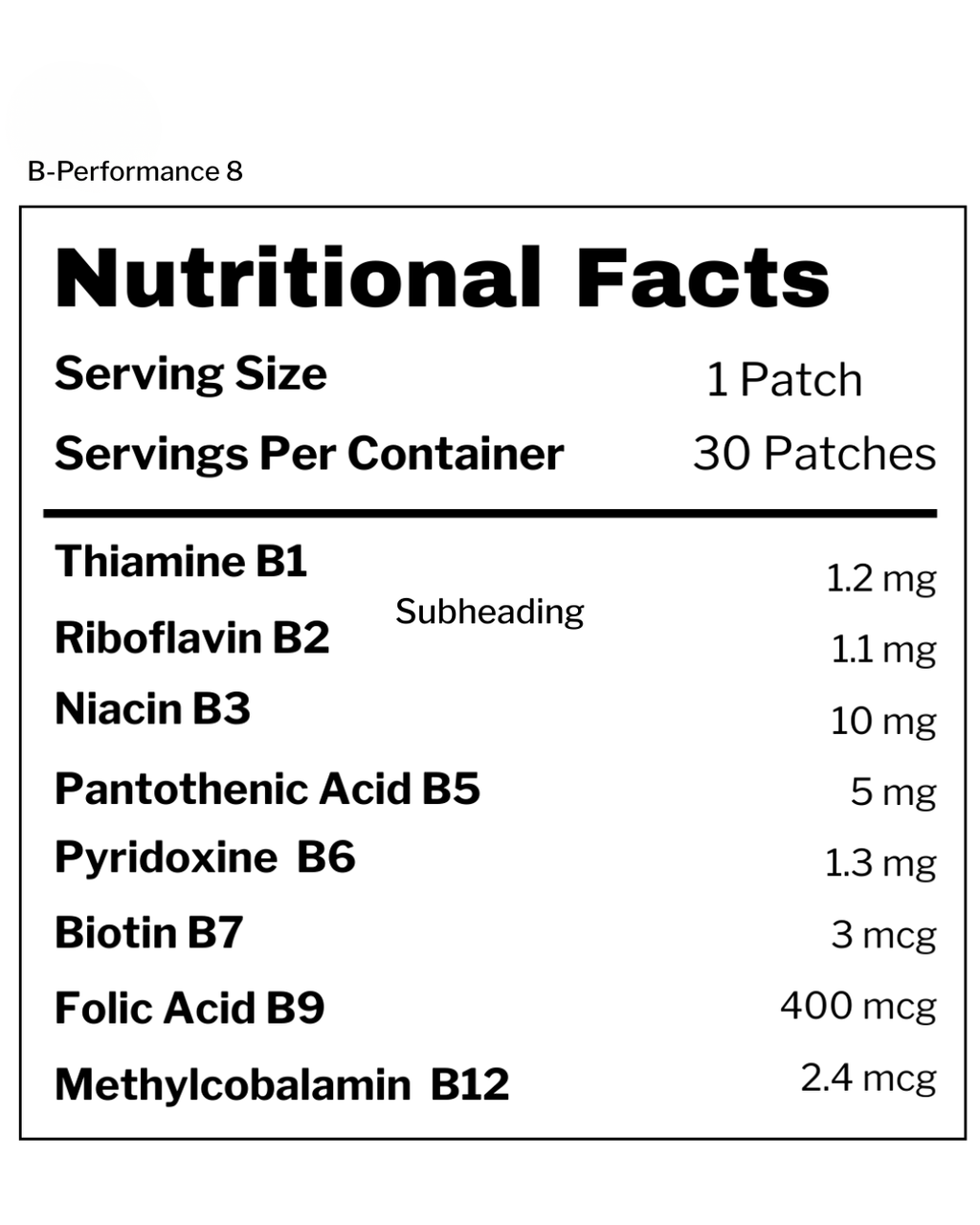 B-Performance 8