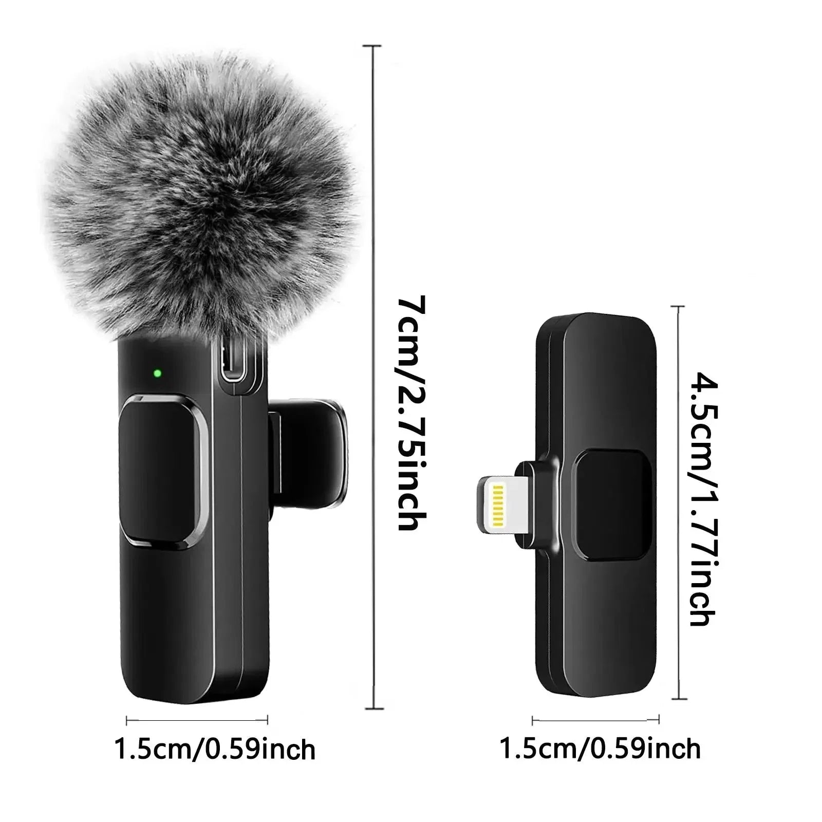 Dabfavshop Mini Mic for Recording with Windshield Muff